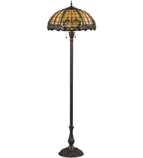 63"H Dragonfly Trellis Floor Lamp