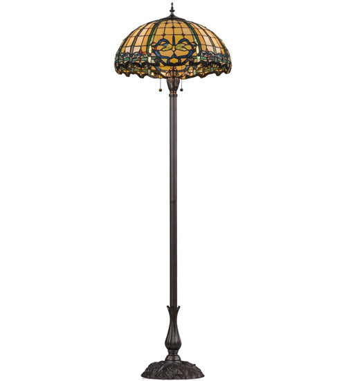 63"H Dragonfly Trellis Floor Lamp