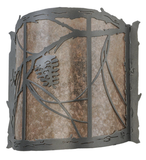 15"W Whispering Pines Wall Sconce