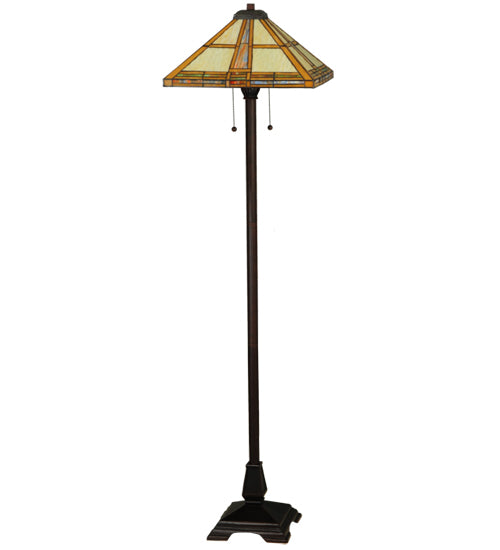 62"H Prairie Straw Floor Lamp