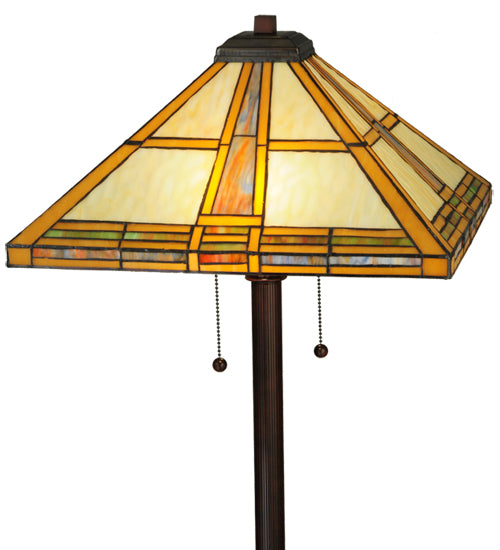 62"H Prairie Straw Floor Lamp