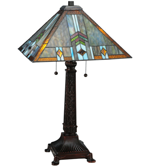 26"H Prairie Wheat Sunshower Table Lamp