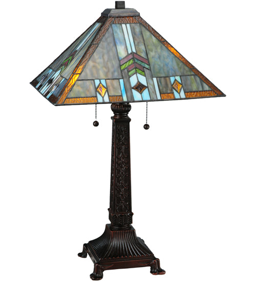 26"H Prairie Wheat Sunshower Table Lamp