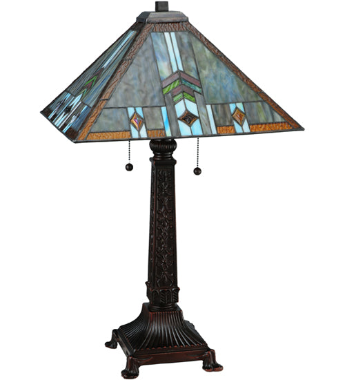 26"H Prairie Wheat Sunshower Table Lamp