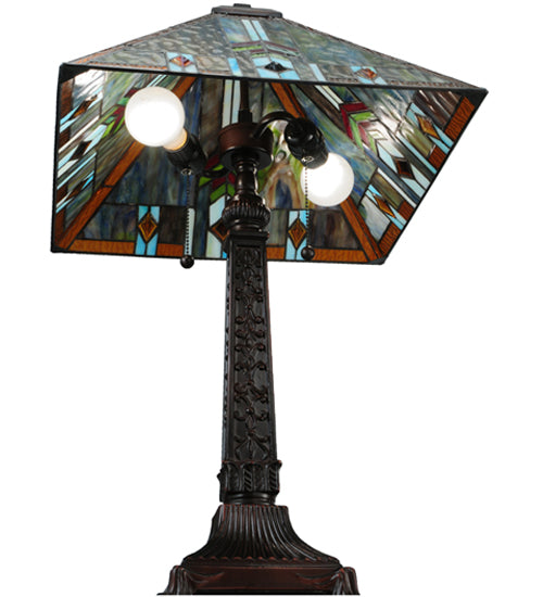 26"H Prairie Wheat Sunshower Table Lamp