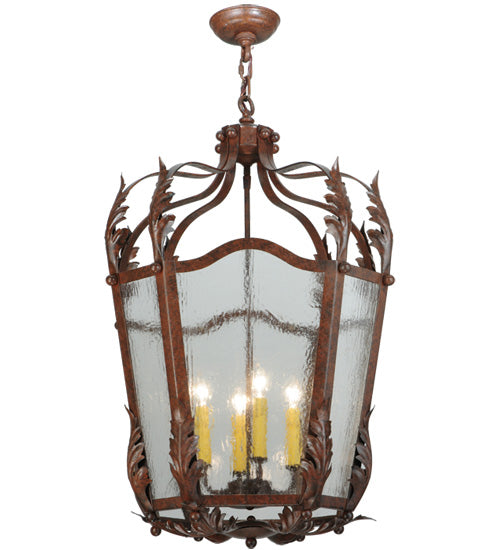 22"W Citadel 4 Light Pendant