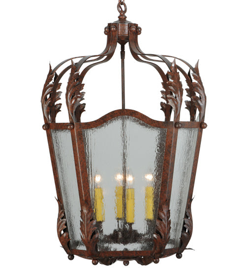 22"W Citadel 4 Light Pendant