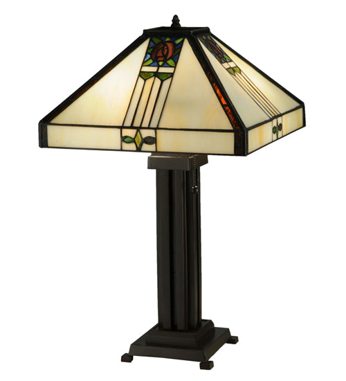 23.5"H Pasadena Rose Table Lamp