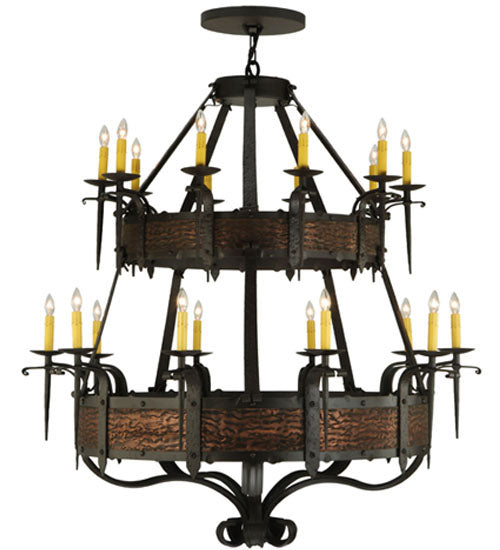 47.5" Wide Costello 20 Light Two Tier Chandelier