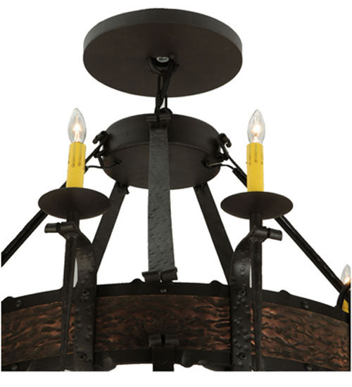 47.5" Wide Costello 20 Light Two Tier Chandelier