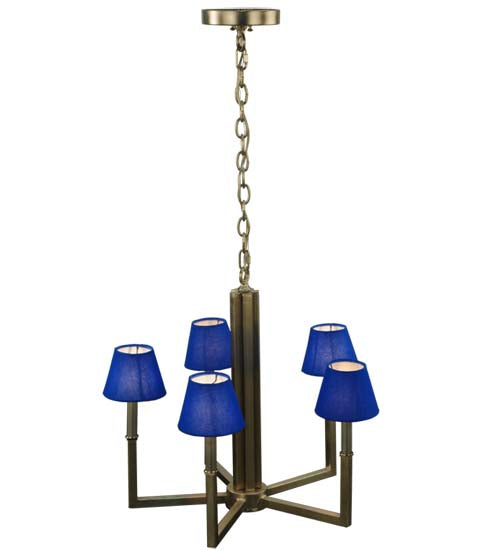 24" Wide Rula 5 Light Chandelier