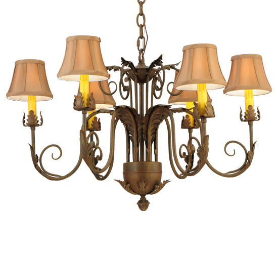 29.5" Wide Lindsay 6 Light Chandelier