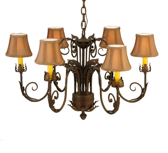 29.5" Wide Lindsay 6 Light Chandelier