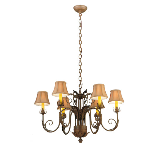 29.5" Wide Lindsay 6 Light Chandelier