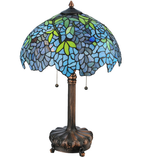 25"H Tiffany Wisteria Table Lamp