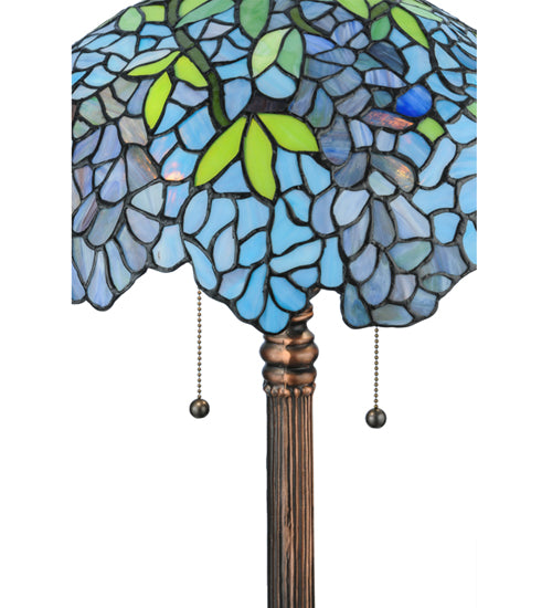 25"H Tiffany Wisteria Table Lamp