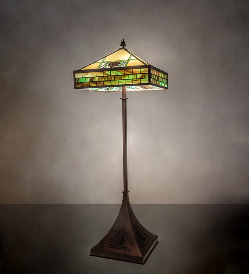 81" High Pinecone Ridge Floor Lamp