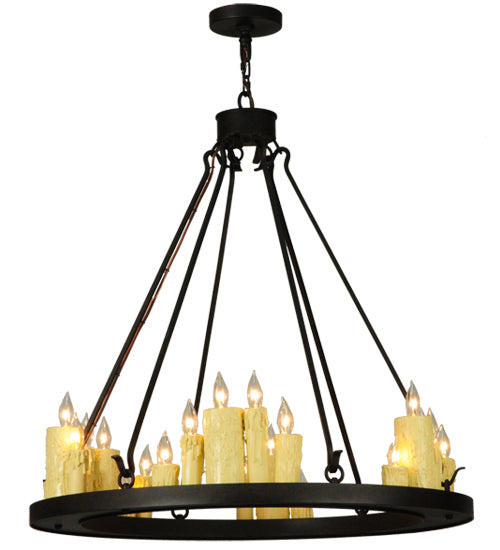 36"W Deina 24 Lt Chandelier