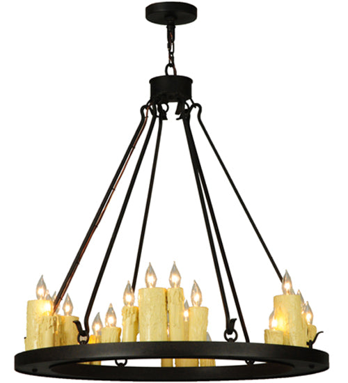 36"W Deina 24 Lt Chandelier