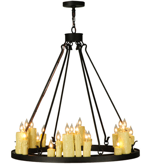 36"W Deina 24 Lt Chandelier