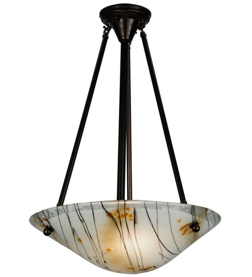 18" Wide Metro Fusion Ramoscelli Inverted Pendant