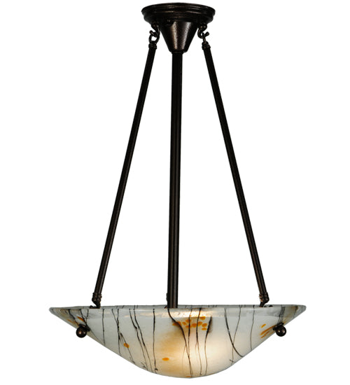 18" Wide Metro Fusion Ramoscelli Inverted Pendant