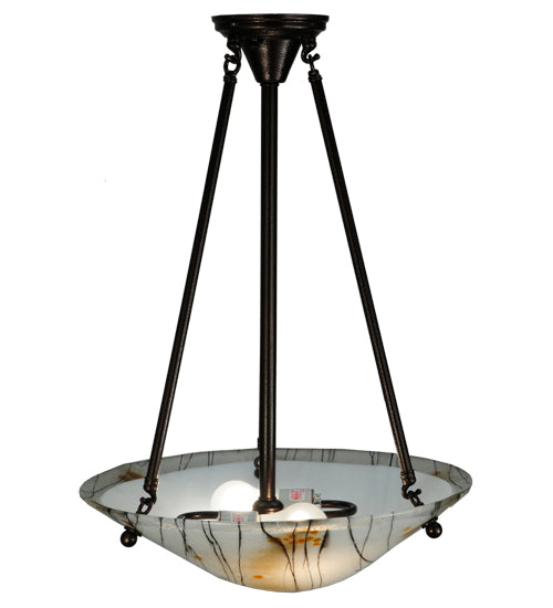 18" Wide Metro Fusion Ramoscelli Inverted Pendant