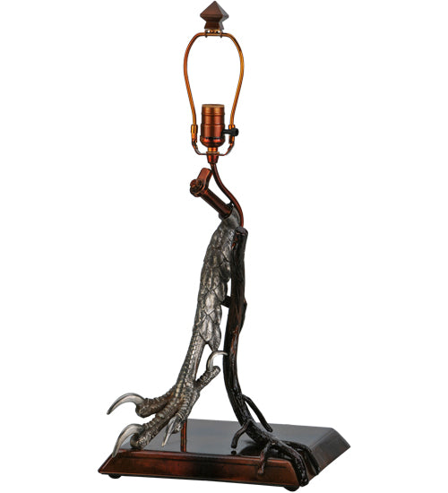 25"H Eagle Claw Kickstand Custom Table Lamp