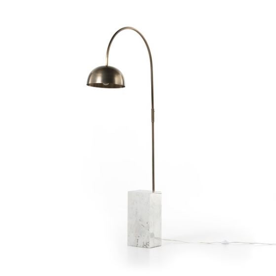 Jenkin Floor Lamp-Antique Brass