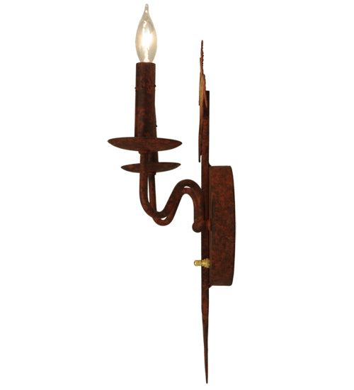 13" Wide High Plains Rider 2 Light Wall Sconce