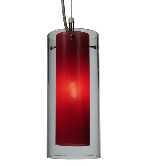 4.5"W Metro Fusion Mercury Cilindro Mini Pendant