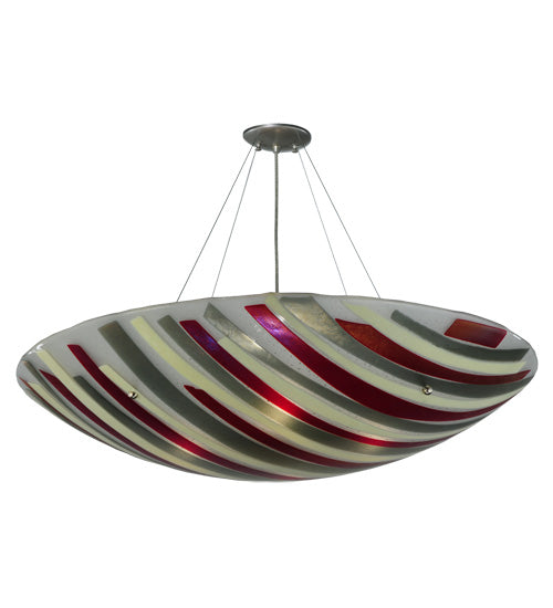 35.25"W Metro Fusion Jubilee Glass Inverted Pendant