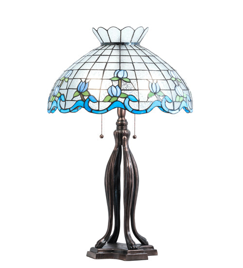 31" High Roseborder Table Lamp