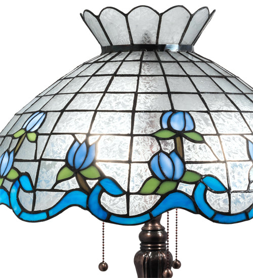 31" High Roseborder Table Lamp