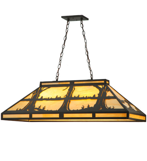 40"L Quiet Pond Oblong Pendant