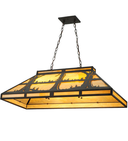 40"L Quiet Pond Oblong Pendant