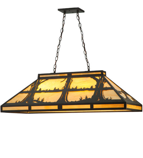 40"L Quiet Pond Oblong Pendant