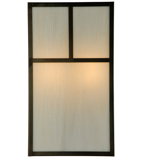 10"W Hyde Park T Mission Wall Sconce