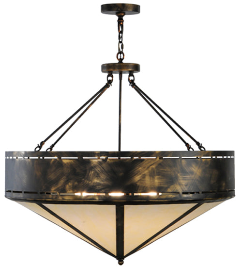 36" Wide Craftsman Prime Inverted Pendant