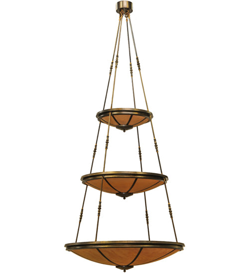 47"W Commerce 3 Tier Pendant