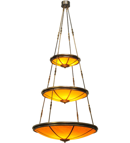 47"W Commerce 3 Tier Pendant