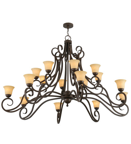 72" Wide Angelo 16 Light Chandelier