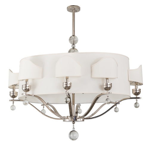 50" Long Helena 8 Arm Oblong Chandelier