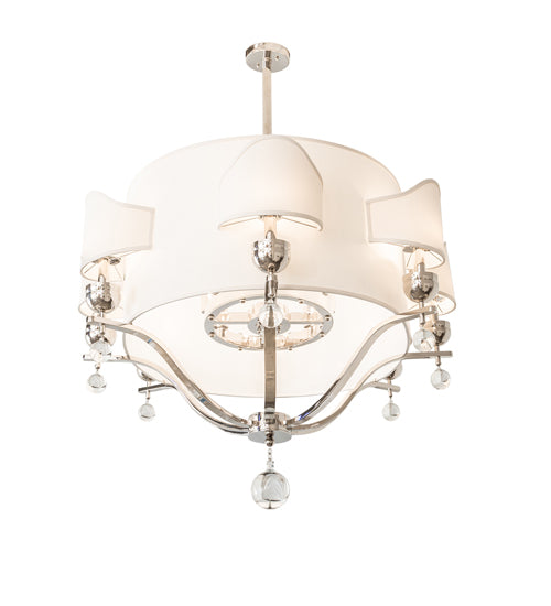 50" Long Helena 8 Arm Oblong Chandelier