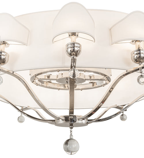 50" Long Helena 8 Arm Oblong Chandelier