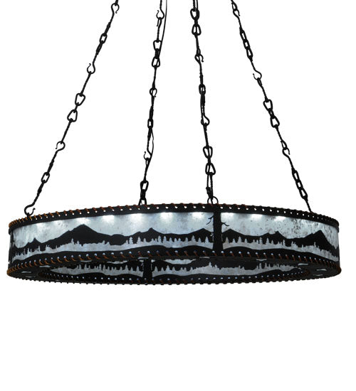 42" Wide Mountain Range Ring Chandelier