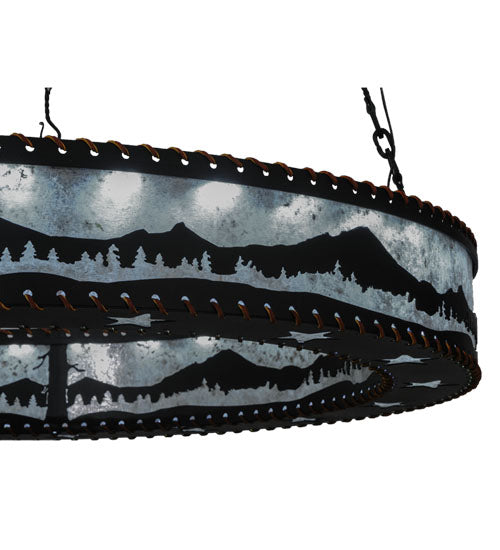 42" Wide Mountain Range Ring Chandelier