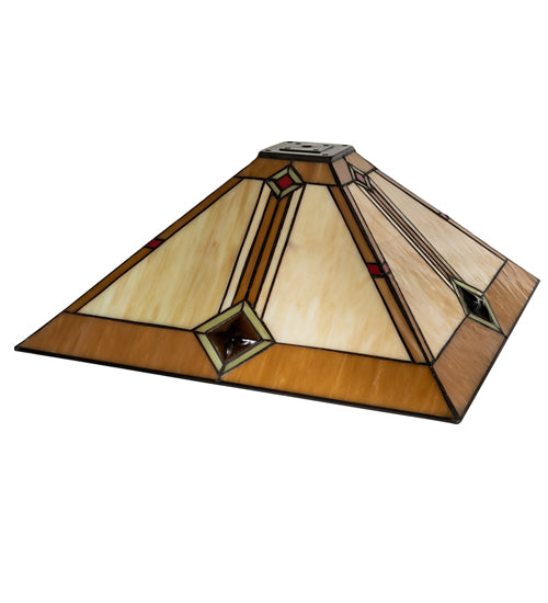 17" Square Diamond Mission Shade