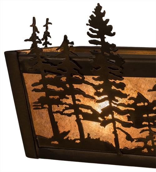 24"W Tall Pines Vanity Light