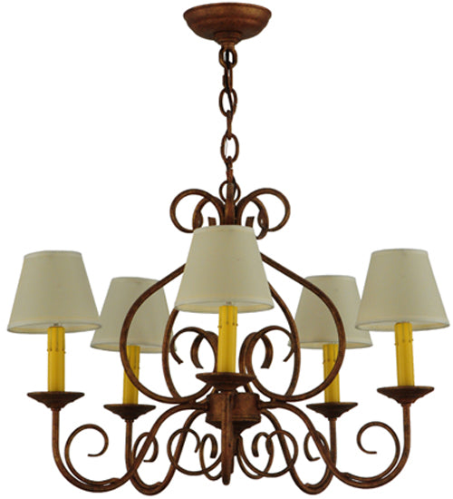 26" Wide Jenna 5 Light Chandelier